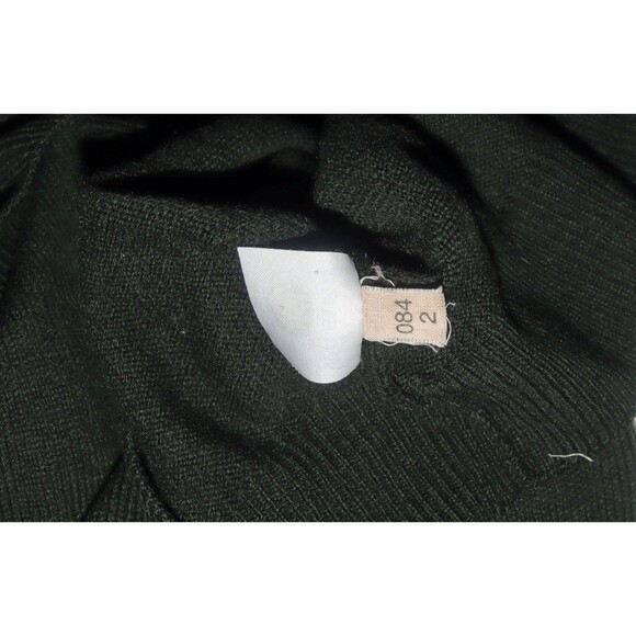 Brooks Brothers 100% Lambswool Men's Long Sleeve V-Neck Green Sweater Size Large - Picture 6 of 7